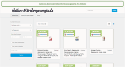 Desktop Screenshot of heilen-mit-herzenergie.de